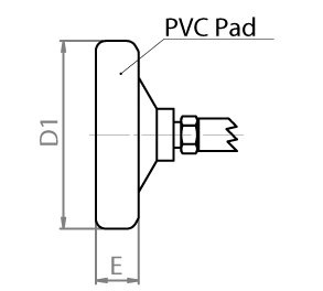 Schutzkappe PVC-Pad